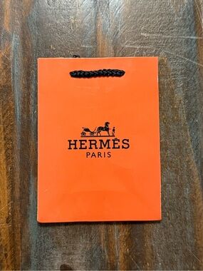 Hermès Paris Orange Boutique Gift Bag NWOT